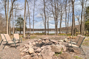 Lakefront Pocono Lake Home with Dock and Fire Pit Pocono Pines